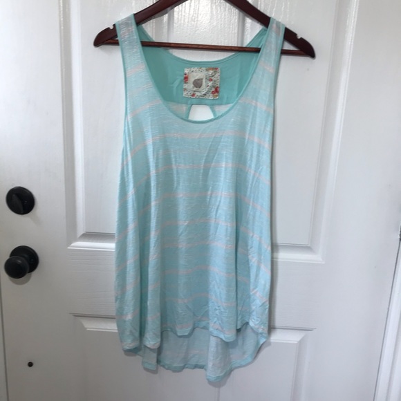Anthro Lilka Alameda striped slub tank top - Picture 3 of 7